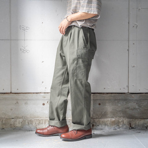 1990s German military cargo pants -German moleskin- 'dead stock'