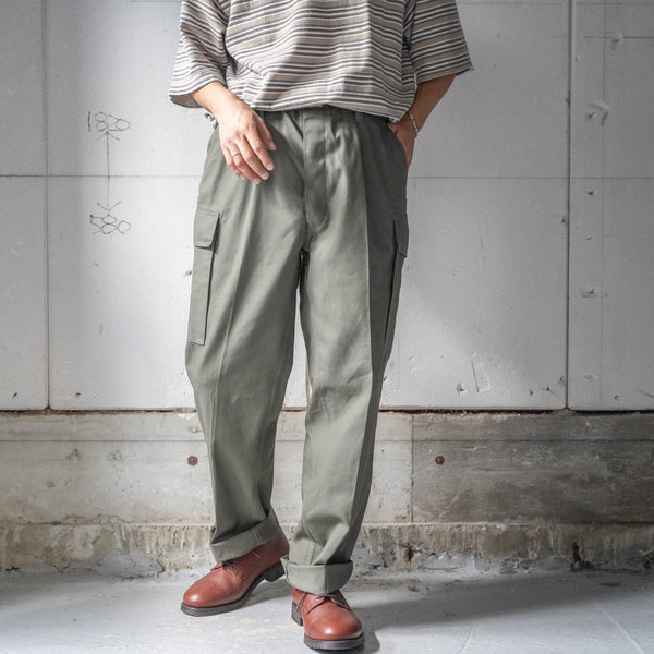 1990s German military cargo pants -German moleskin- 'dead stock'