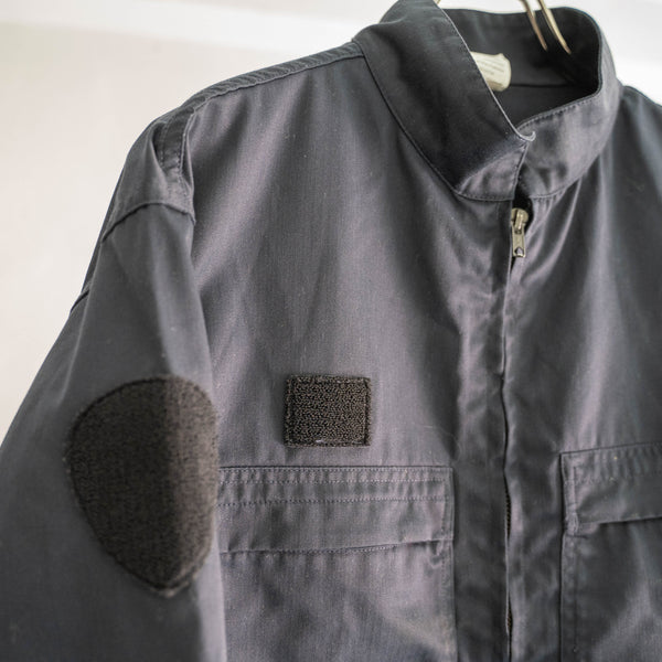 2000s French police navy stand collar short jacket 'mint condition'