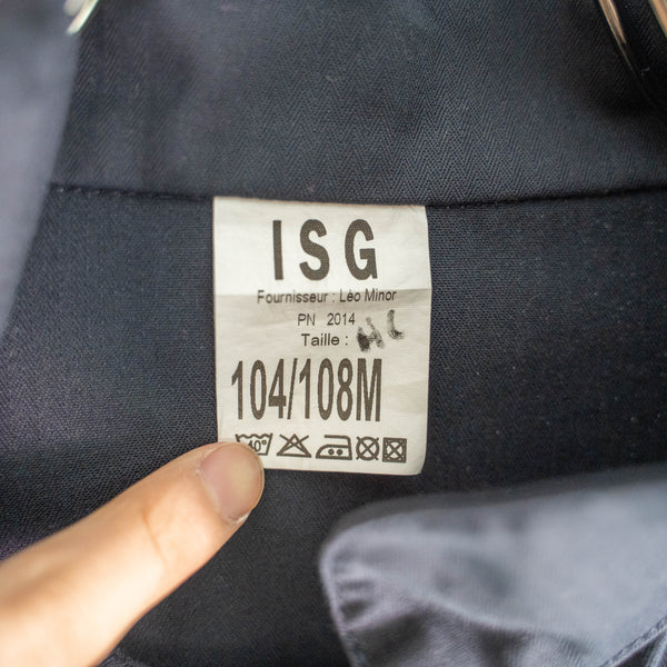 2000s French police navy stand collar short jacket 'mint condition'