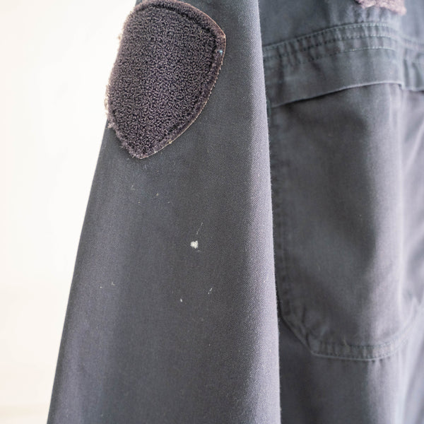 2000s French police navy stand collar short jacket 'mint condition'