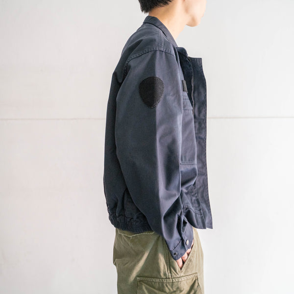 2000s French police navy stand collar short jacket 'mint condition'