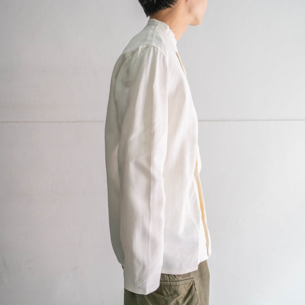 1970-80s German military double breasted white chef jacket 'dead stock'