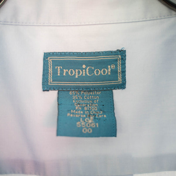 2000s light blue cuba s/s shirt