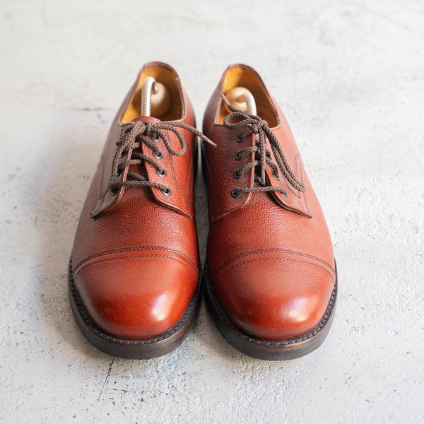 around 1990s Dutch military brown red color leather shoes 'mint condition'