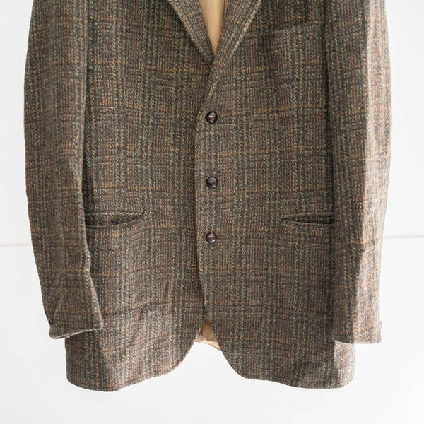 around 1970s "Harris Tweed" tailored jacket -good fablic-