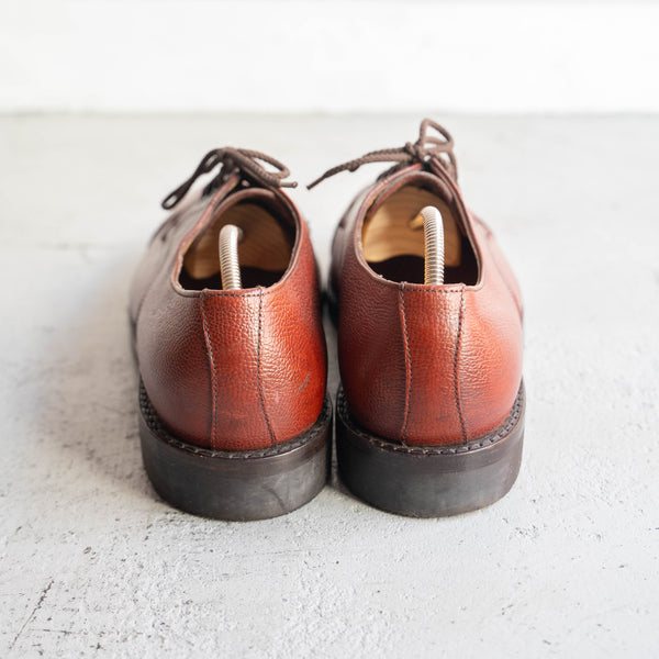 around 1990s Dutch military brown red color leather shoes 'mint condition'