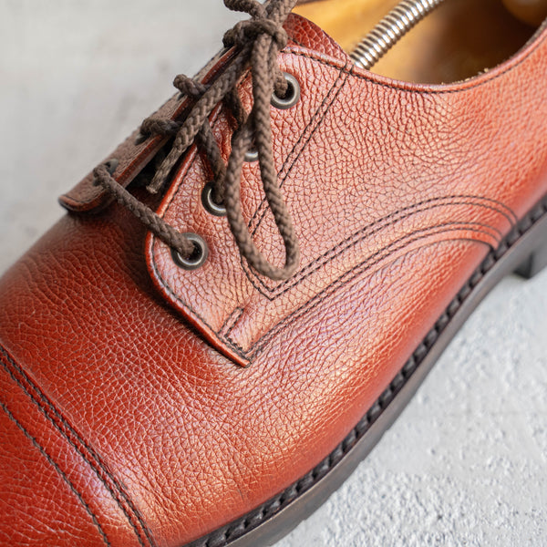 around 1990s Dutch military brown red color leather shoes 'mint condition'