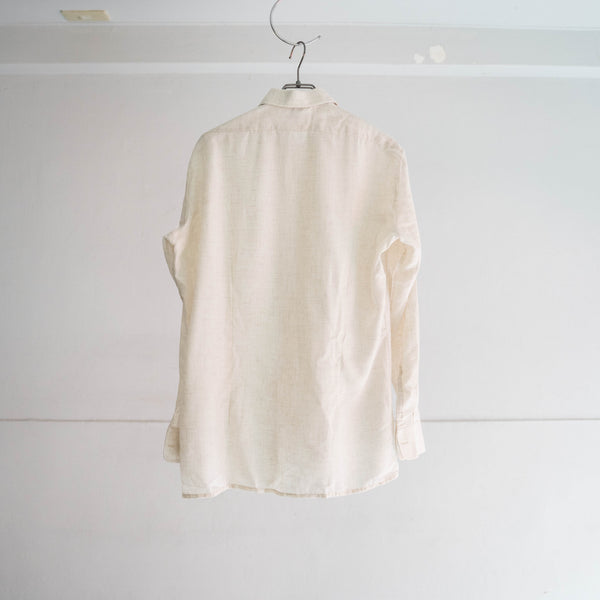 1980-90s ivory tyrolean l/l shirt