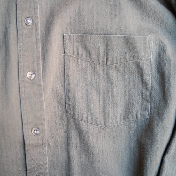 around 1990s HBT work shirt -military like-