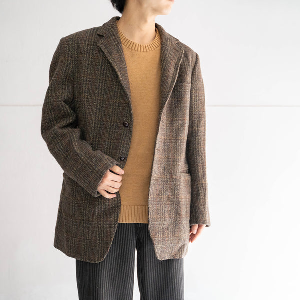 around 1970s "Harris Tweed" tailored jacket -good fablic-