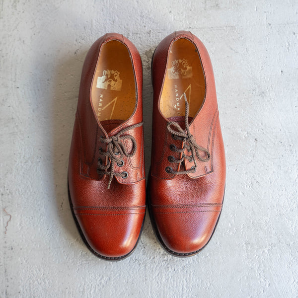 around 1990s Dutch military brown red color leather shoes 'mint condition'