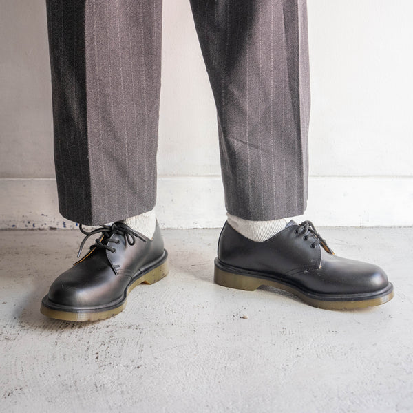 2000s 'Dr.Martens' black color leather shoes -3 hole- 'dead stock'