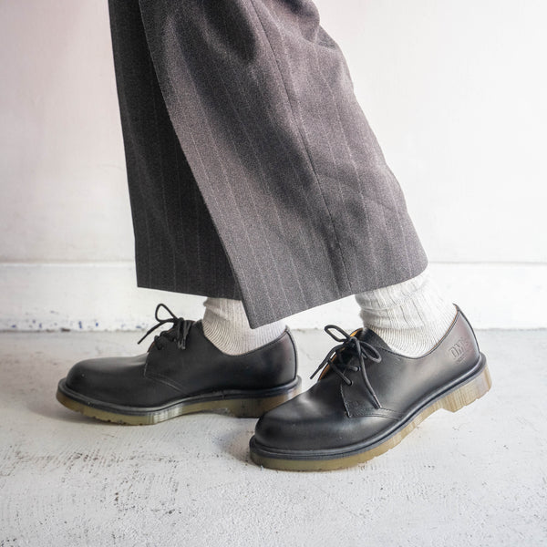 2000s 'Dr.Martens' black color leather shoes -3 hole- 'dead stock'