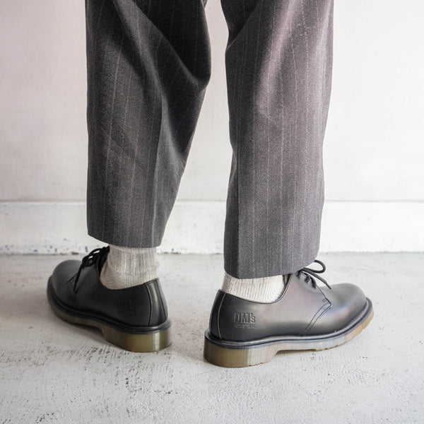 2000s 'Dr.Martens' black color leather shoes -3 hole- 'dead stock'