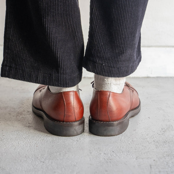 around 1990s Dutch military brown red color leather shoes 'mint condition'