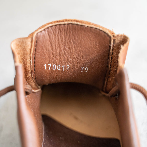 2000s Italy "CRISPI" moccasin leather sneaker 'dead stock'