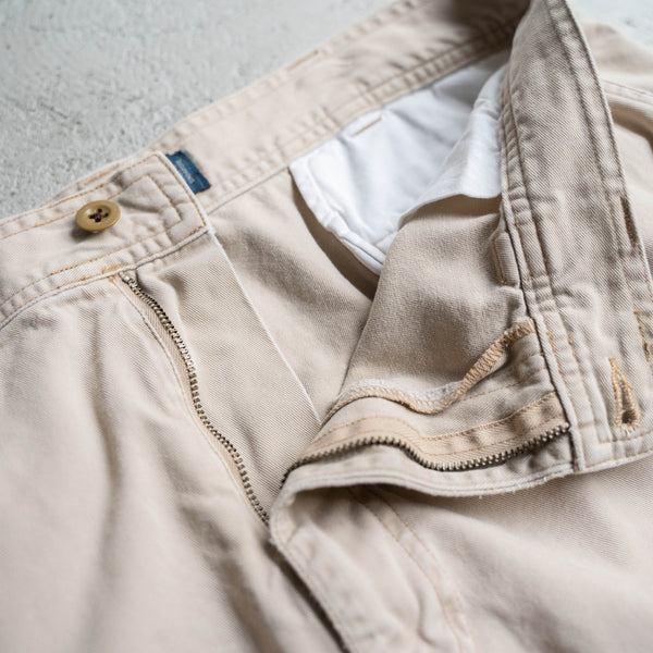 1990s Ralph Lauren beige cargo shorts