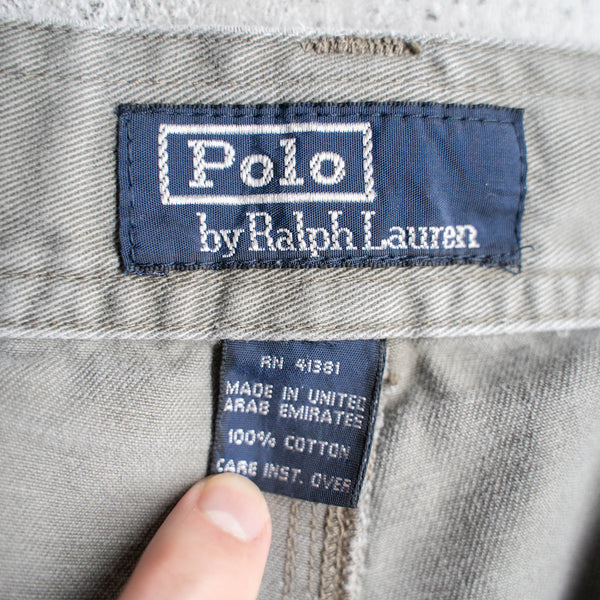 1990s Ralph Lauren olive cargo shorts