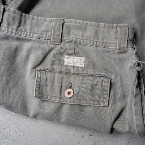 1990s Ralph Lauren olive cargo shorts