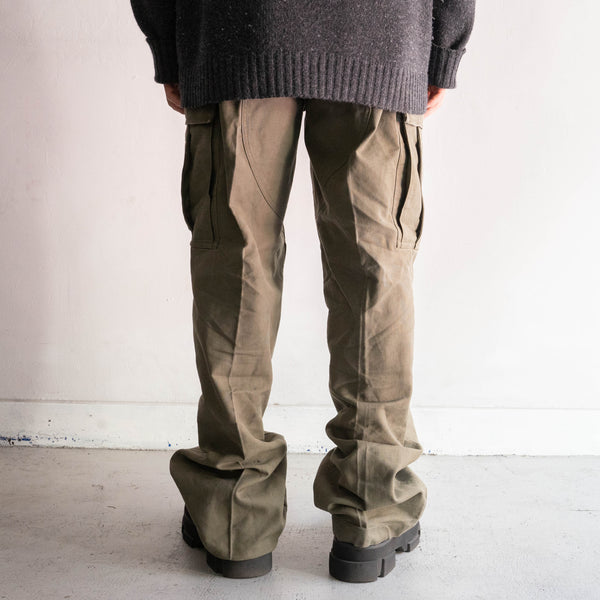 around 1970s German military german moleskin cargo pants 'with flap pockets'