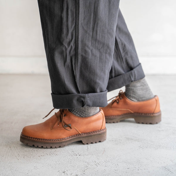 2000s Italy "CRISPI" moccasin leather sneaker 'dead stock'