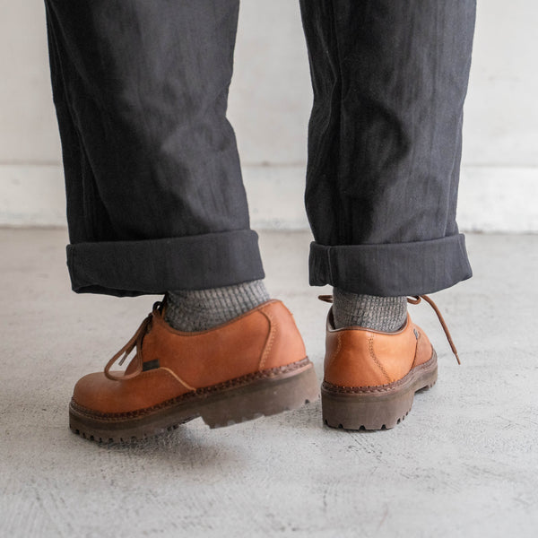 2000s Italy "CRISPI" moccasin leather sneaker 'dead stock'