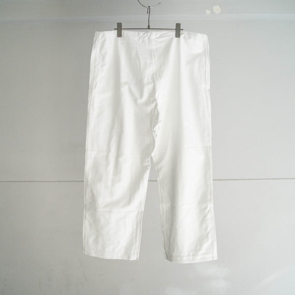 1980s Italian military white easy work pants "dead stock"