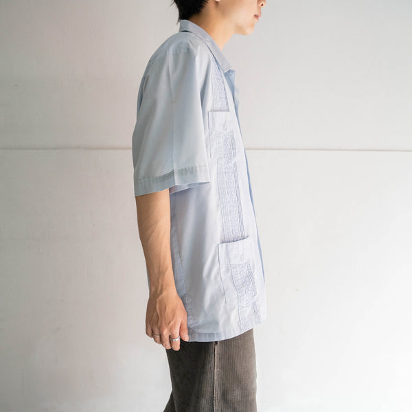 2000s light blue cuba s/s shirt