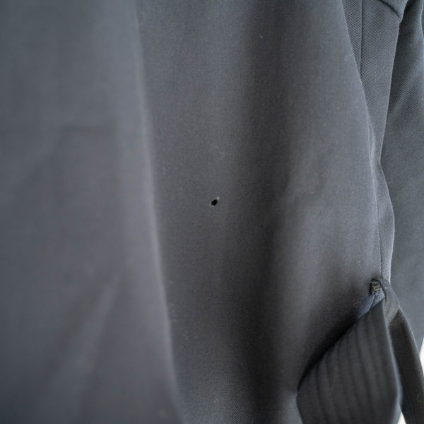 1970-80s Japan vintage japanese police double breasted coat -with belt-