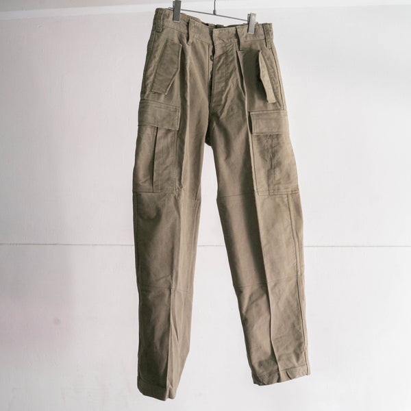 around 1970s German military german moleskin cargo pants 'with flap pockets'