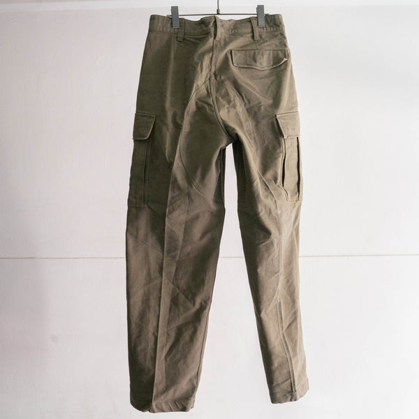 around 1970s German military german moleskin cargo pants 'with flap pockets'