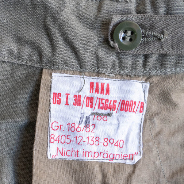 around 1970s German military german moleskin cargo pants 'with flap pockets'