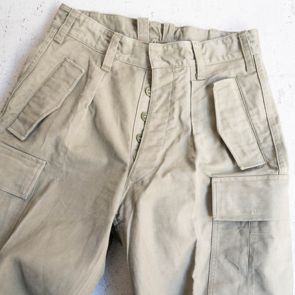 around 1970s German military german moleskin cargo pants 'with flap pockets'