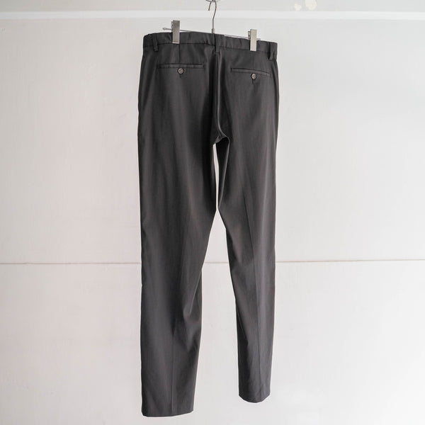 around 2000s 'BENETTON' black color no tuck slacks -light weight-