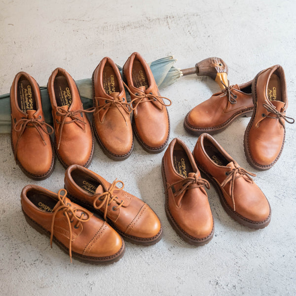 2000s Italy "CRISPI" moccasin leather sneaker 'dead stock'