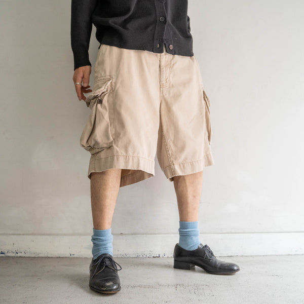 1990s Ralph Lauren beige cargo shorts