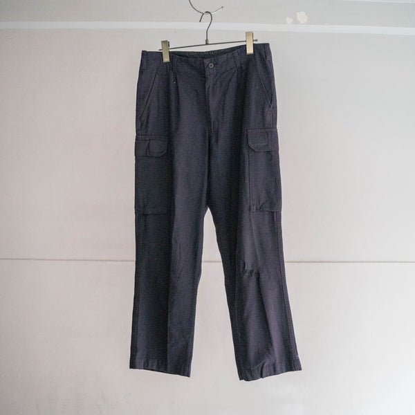 2000s German military navy cargo pants