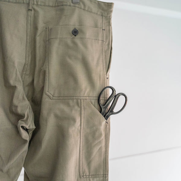 1970-80s Germany faded-like color HBT work pants 'dead stock'