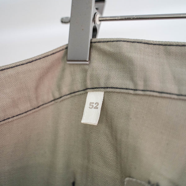 1970-80s Germany faded-like color HBT work pants 'dead stock'