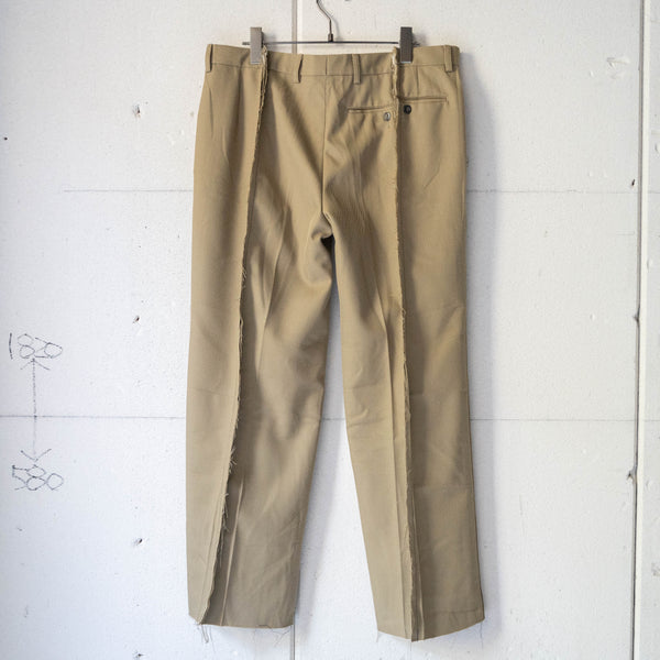 French military side line docking wide pants