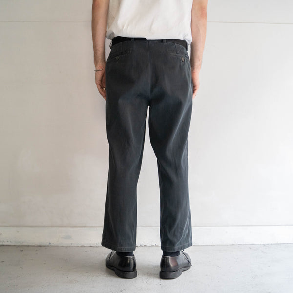 2000s GANT one tuck chino pants 'sumikuro'