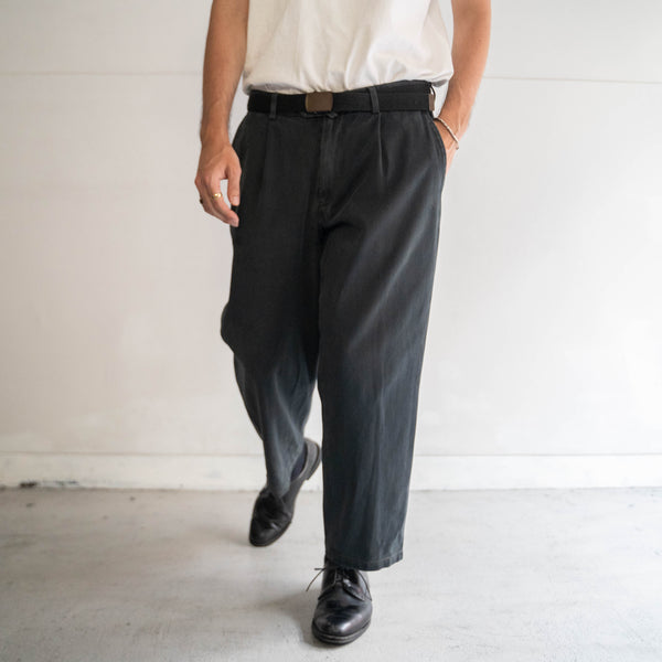 2000s GANT one tuck chino pants 'sumikuro'