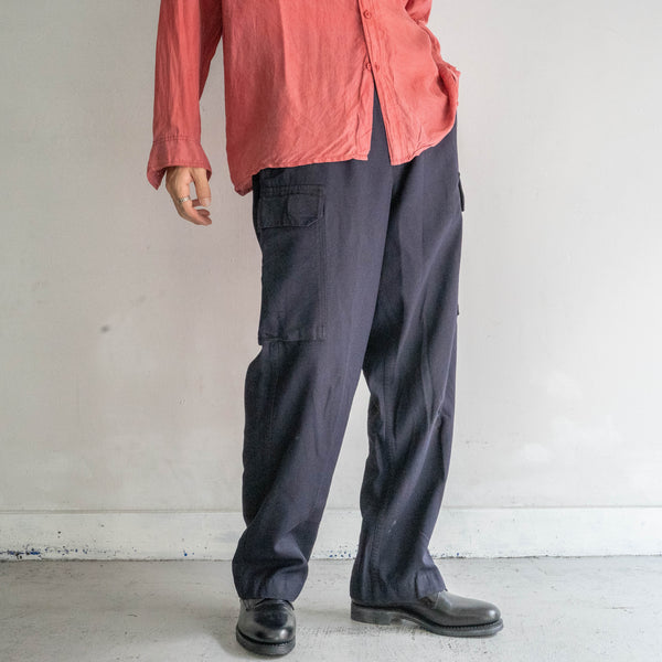 2000s German military navy cargo pants
