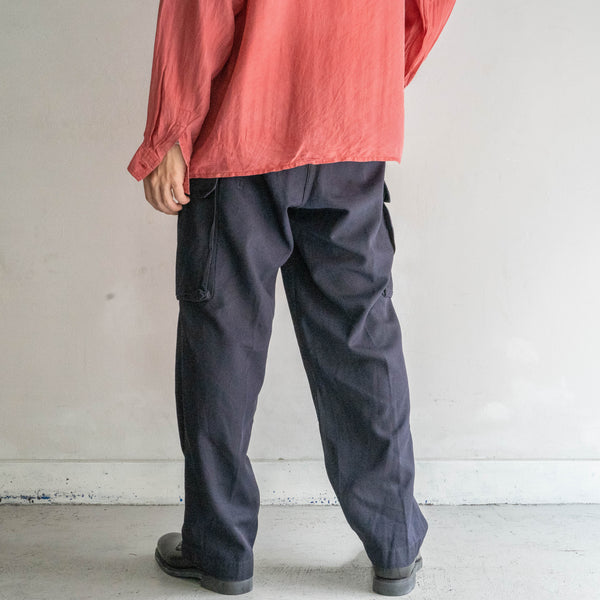 2000s German military navy cargo pants