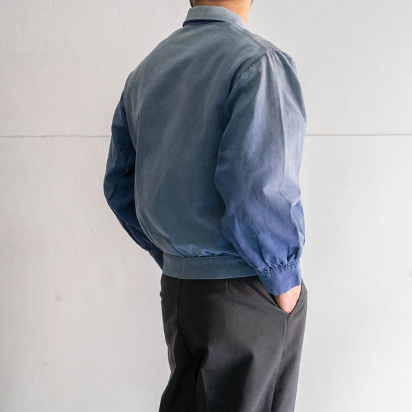 1950s France cotton twill work short jacket -good fade-