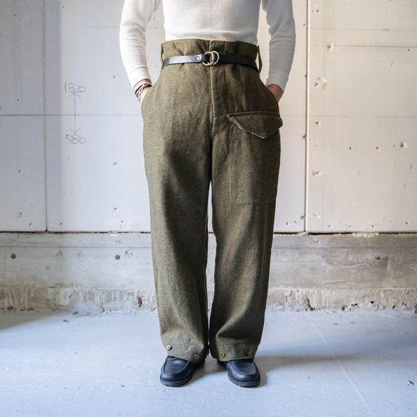 1950s Canadian military wool battle dress pants