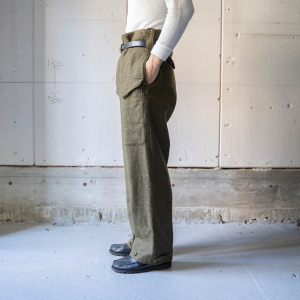 1950s Canadian military wool battle dress pants