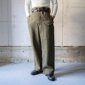 1950s Canadian military wool battle dress pants