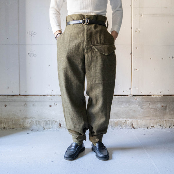 1950s Canadian military wool battle dress pants